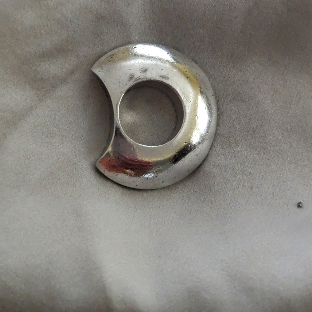 Hans Hansen Flying Saucer 925 sterling silver pinkie ring.